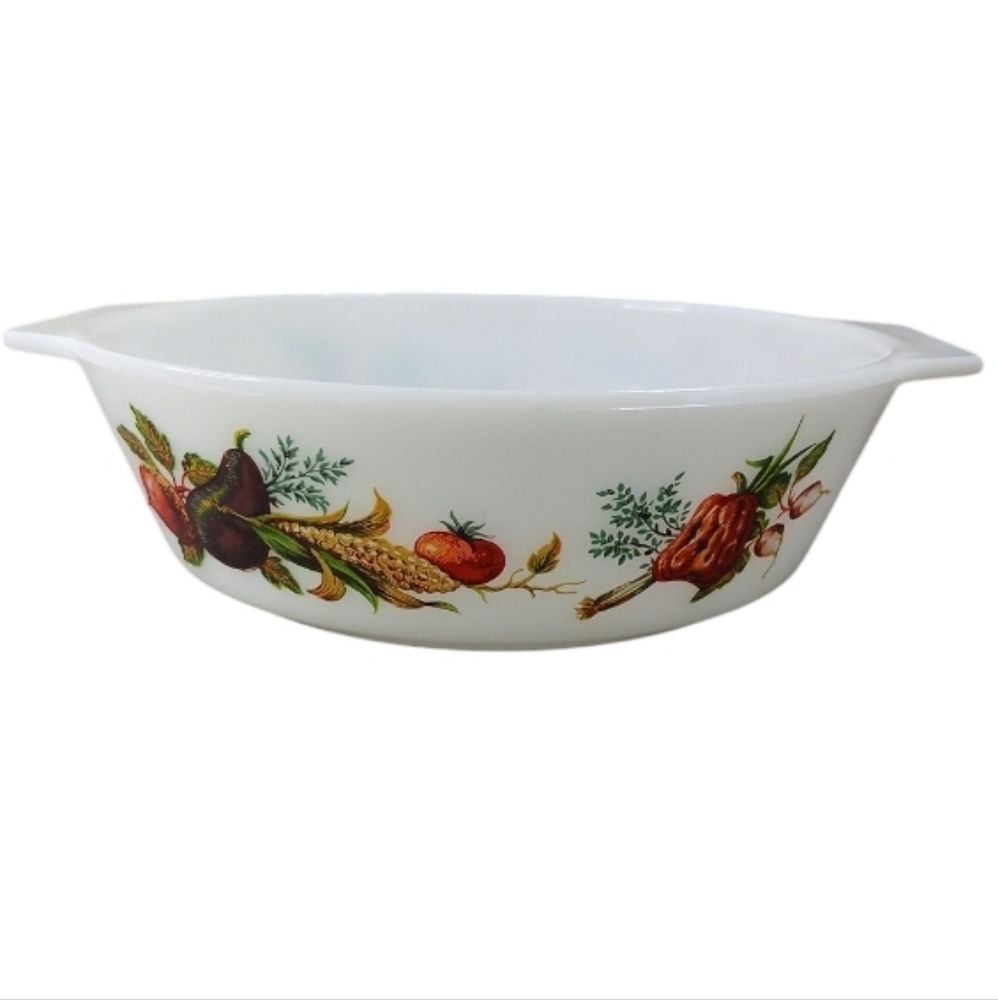 Vintage Pyrex JAJ England Market Garden / Tuscany Vegetables Design